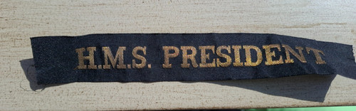 Royal navy cap - cap, tally