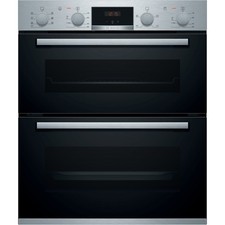 Graded Bosch Series 4 NBS533BS0B Built-Under Electric Double Oven