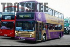 35mm Slide West Midlands Dennis Trident Alexander 4128 Y719TOH c2002 Orig