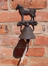 Rustic Cast Iron Wall Bell