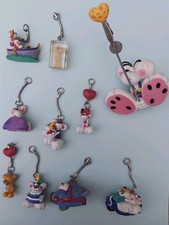 Diddl Mouse Figurines key rings, Set of Rare German Collectibles - Vintage 1990s