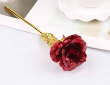 24K Gold Plated Rose Love