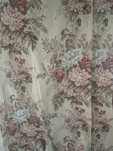 Vintage floral curtains shabby - vintage,