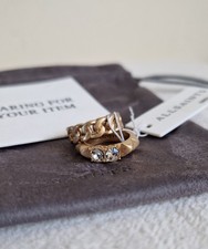 AllSaints Gold Tone Pyramid