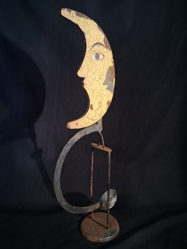 Vintage cresent moon kinetic - cresent,