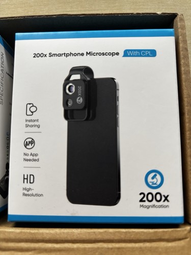 200x smartphone microscope - smartphone, cpl