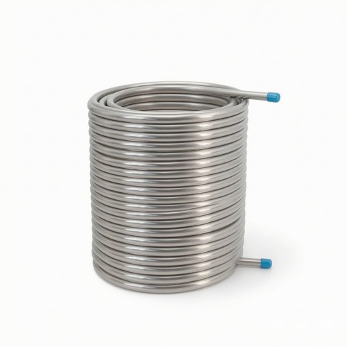 Stainless steel wort chiller - stainless,