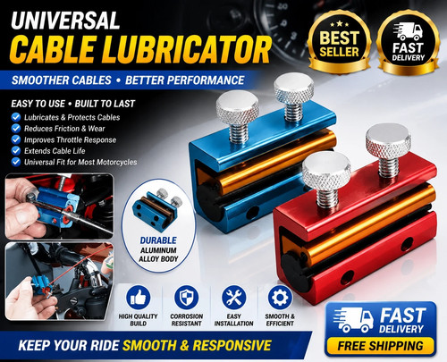 Dual cable oiler lubricator - cable,