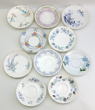 10x bone china blue tea - bone,