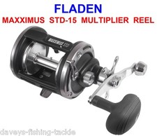 FLADEN MAXXIMUS STD-15 MULTIPLIER REEL FOR SURF SEA FISHING BOAT ROD RIGS LURES