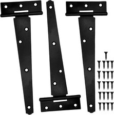Heavy Duty Tee Hinges Black