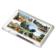 FRIDGE MAGNET - Vintage Hampshire - Winchester (bc)