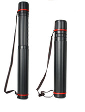 Drawing Tube Extendable 8cm x 65cm/110cm Telescopic Artwork Poster Storage Strap