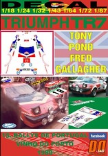 DECAL TRIUMPH TR7 V8 TONY POND