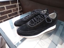 GRENSON NEW SNEAKER BLACK SUEDE SIZE 8