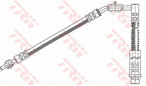 Flexible brake hose phd256 trw - flexible,
