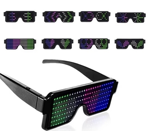Led glasses flashing bluetooth - led,