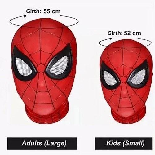 Kids adult spiderman full face - full,