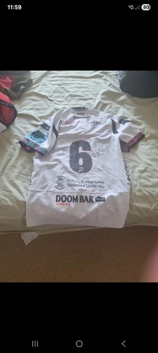 Ospreys rugby match - ospreys, worn
