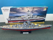 COBI-4835 WWII Battleship Gneisenau Model Ship Building Bricks 2416 PCS