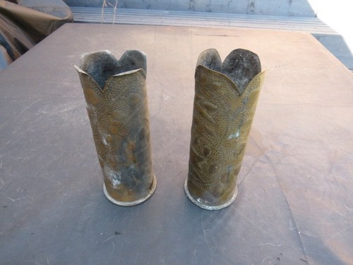 World war brass trench art - war,