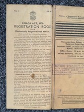 RF 60 REGISTRATION BOOK 