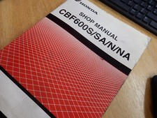 HONDA CBF600S / SA / N / NA ORIGINAL 2004 FACTORY WORKSHOP MANUAL