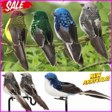 2/4pcs Clip-on Mini Fake Birds