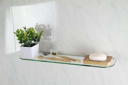 Bathroom wall mounted clear - wall,