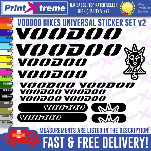 Voodoo bikes decal - voodoo, stickers