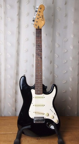 Black strat style - black, electric