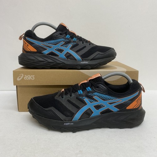 Men black orange asics - black,