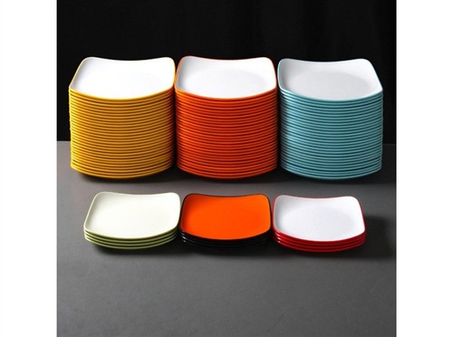 Porcelain tableware mix color - porcelain,