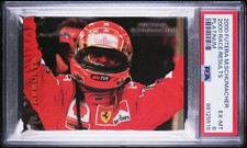 2000 Futera Michael Schumacher Ferrari Results Card F1 Formula 1 PSA 6 Marlboro