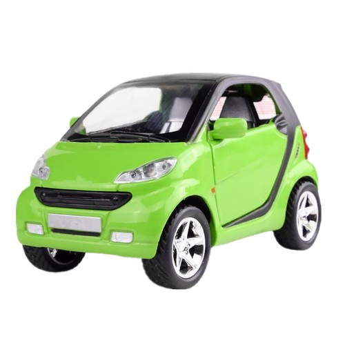 Green pull back model car - model,