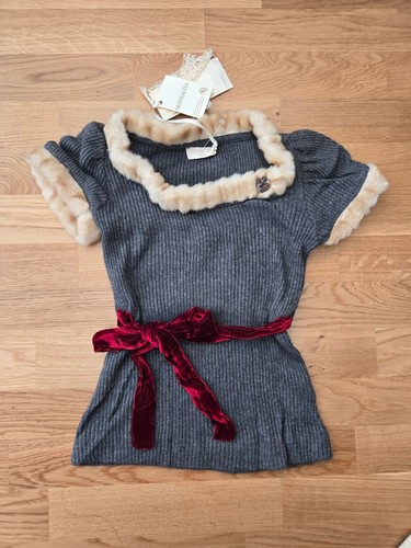 Monnalisa girls grey cotton - grey,