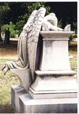 Weeping Angel Sympathy Card