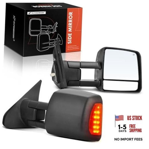 Pair towing mirrors - towing, with