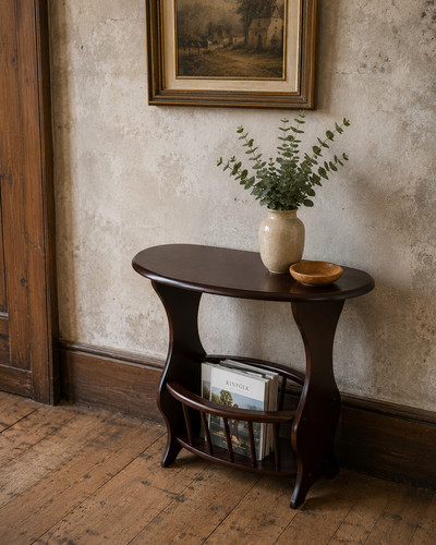 Vintage wood side - side, table
