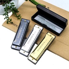 New Silver Swan Harmonica 10 Hole Key of C for Blues Rock Jazz Folk Harmonica UK