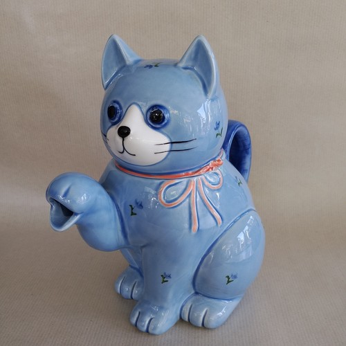 Vintage otagiri blue - vintage, cat