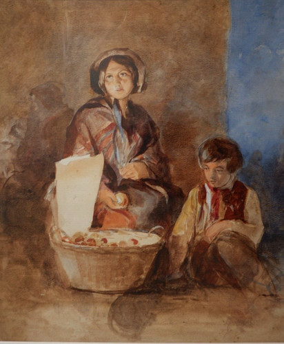 The apple seller 19th - "the,