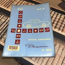 Renault Dauphine Type R 1090 Repair Manual Special Equipment MR55