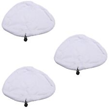 3 X Premium Quality Microfibre Cleaning Pads Cloths For Pifco 10 in 1 Steam Mops