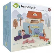 Tender Leaf Toys Little Noah's Ark Wooden Animals Toy Shape Sorter BNIB 24m+ NEW