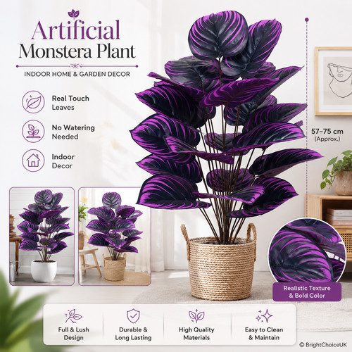 Large artificial monstera - large,