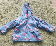 Hatley Vintage Tractor Blue Coat Age 24 Months