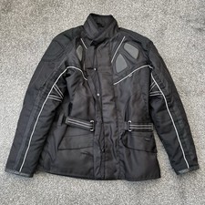 Mens Triumph SympaTex Black & Grey Textile Motorcycle Jacket - Size Medium