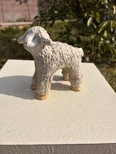 Sheep Lamb Pottery Signed “