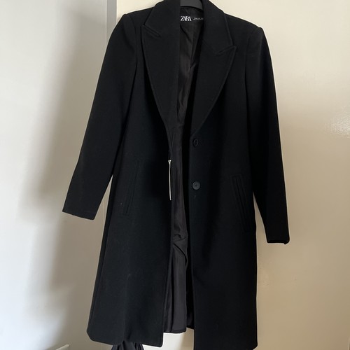 Zara black coat - brand, with